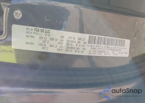 2019 Chrysler Pacifica Touring Plus из США, поврежденный, VIN 2C4RC1FG6KR548702